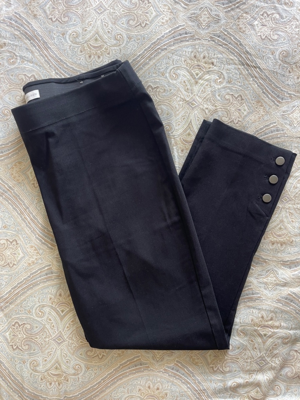 Van Heusen Black Stretch Ponte Pants